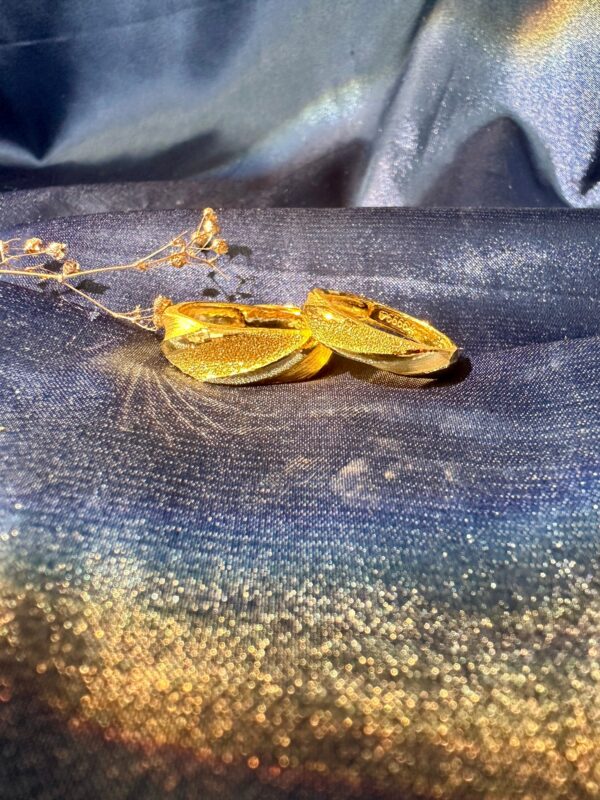 鑽紗條紋對戒