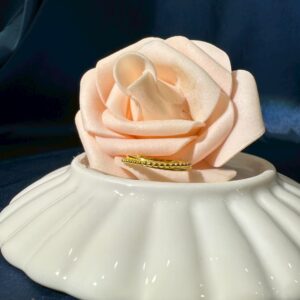 圓珠浪花戒指