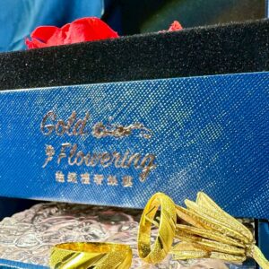 線光鑽紗對戒