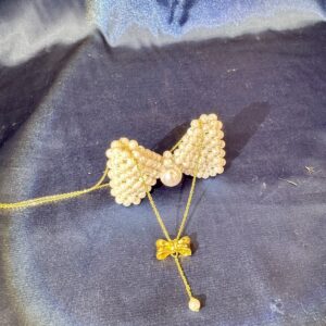 蝴蝶結珍珠項鍊